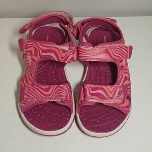 Eddie Bauer Girls Pink Strappy Hiking Sandals